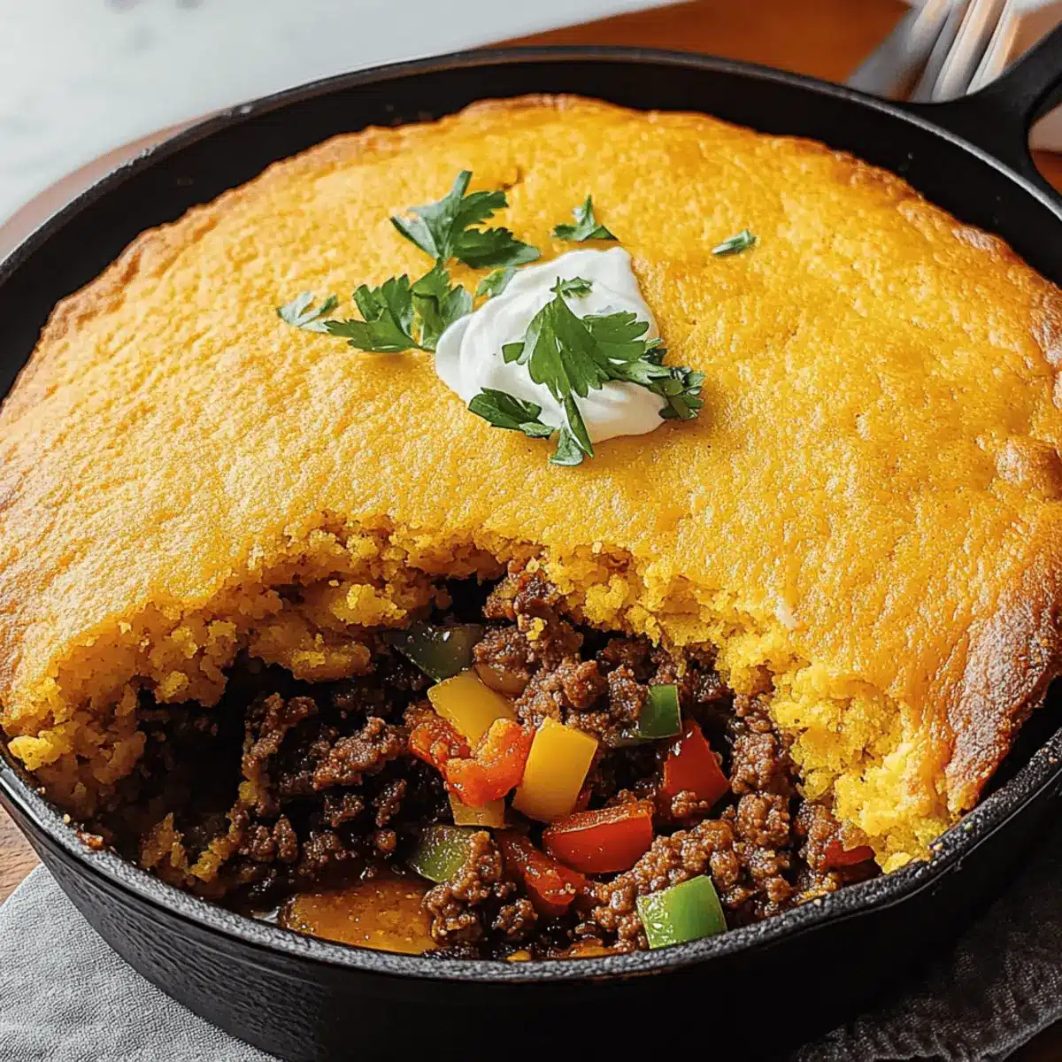 Savory Tamale Pie