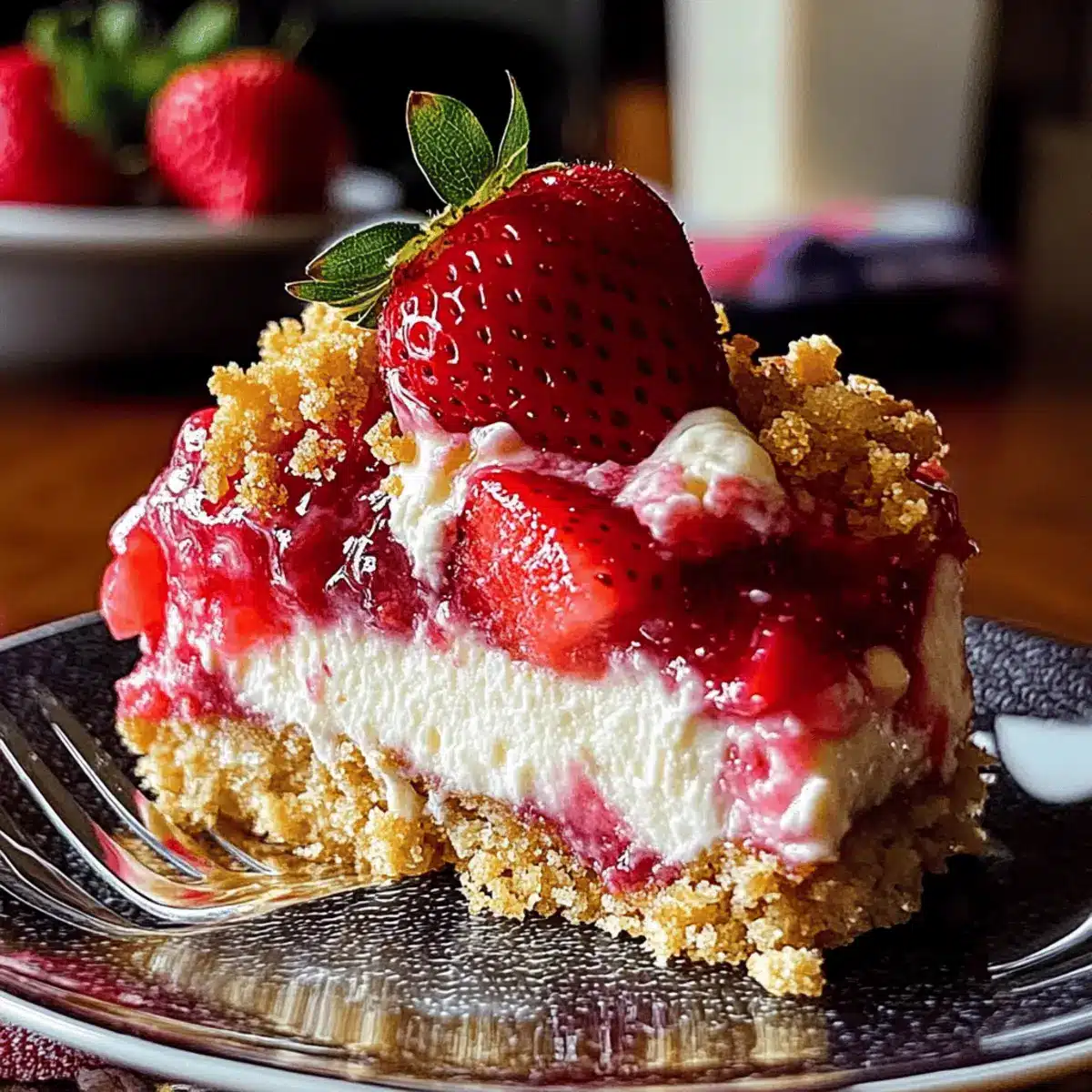 Irresistible Strawberry Cheesecake Dump Cake for Easy Dessert Bliss 4 Strawberry Cheesecake Dump Cake