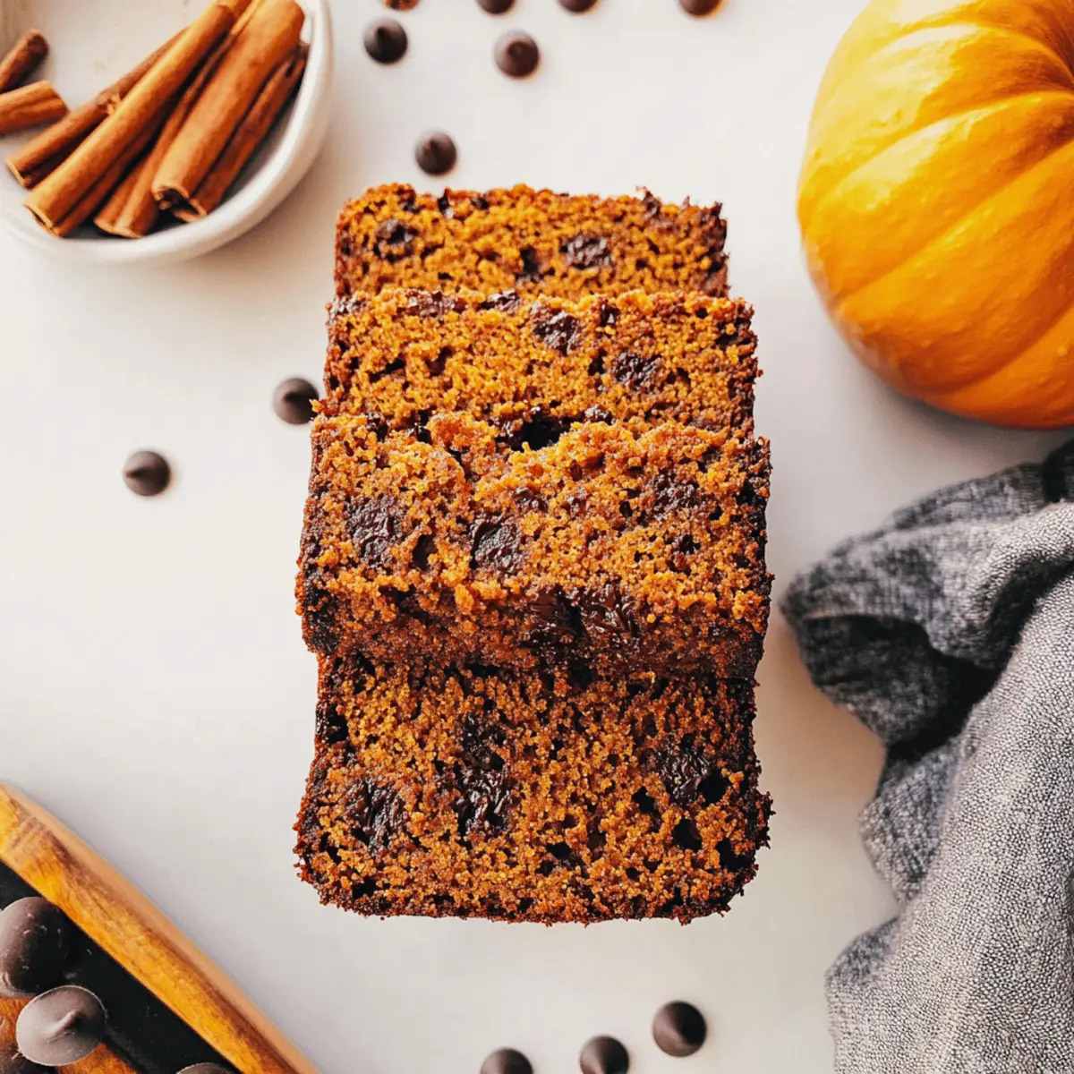 Moist Chocolate Chip Pumpkin Bread for Cozy Fall Days 4 Chocolate Chip Pumpkin Bread