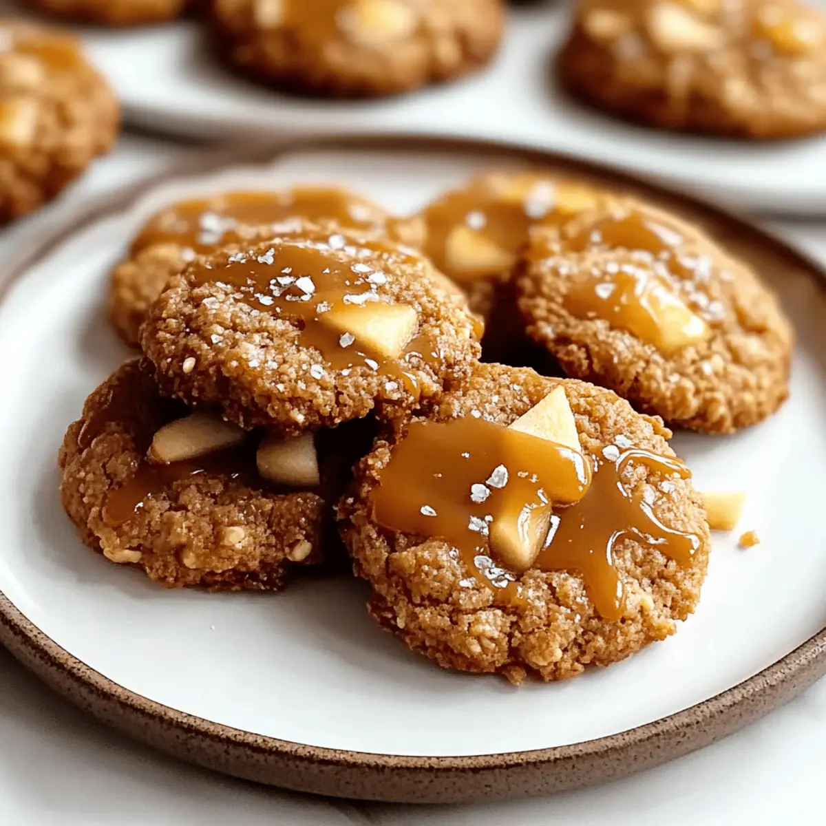 Sea Salt Caramel Apple Cookies for Ultimate Fall Comfort 4 Sea Salt Caramel Apple Cookies