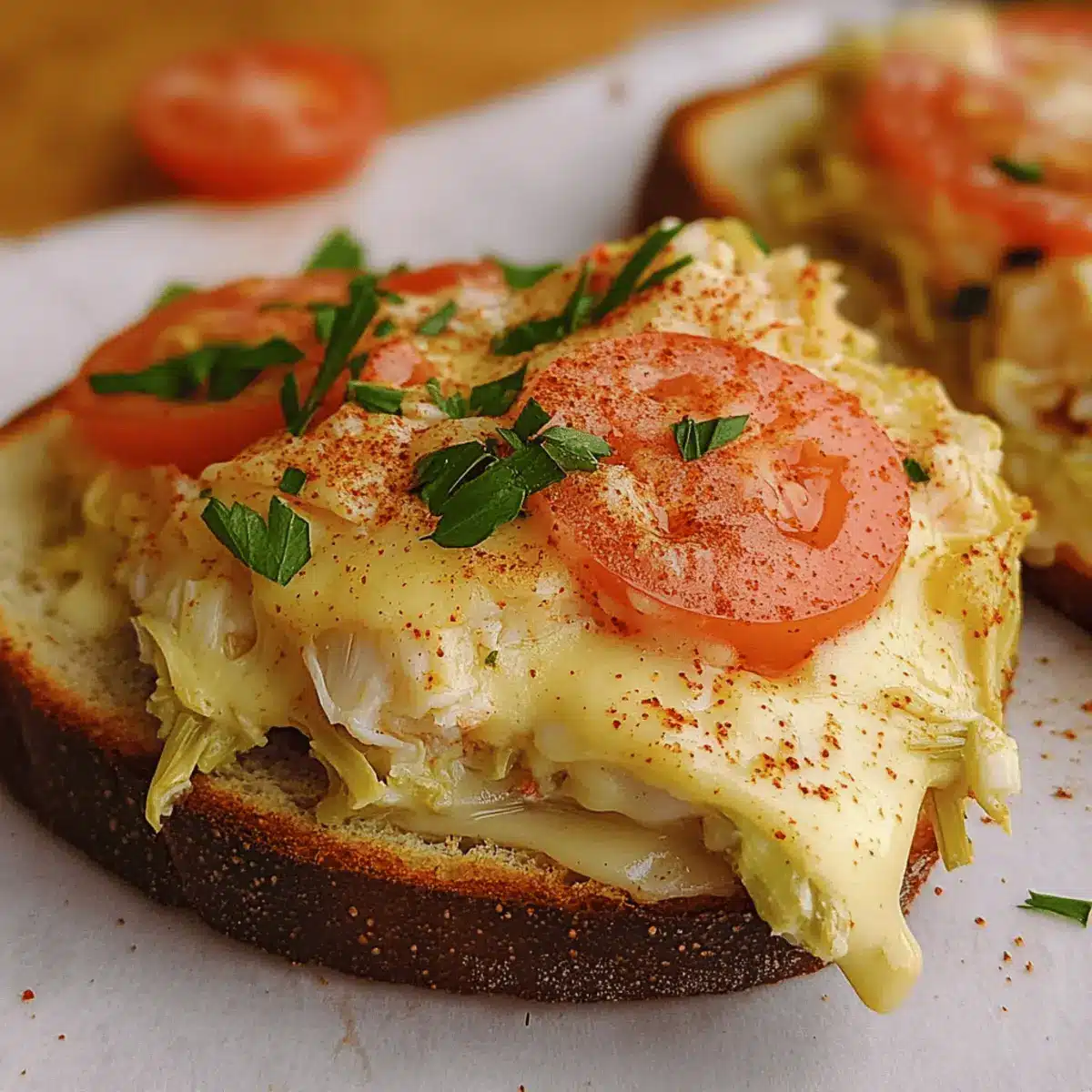 Heavenly Crab Melt Sandwich: A Simple Gourmet Treat 4 Crab Melt Sandwich