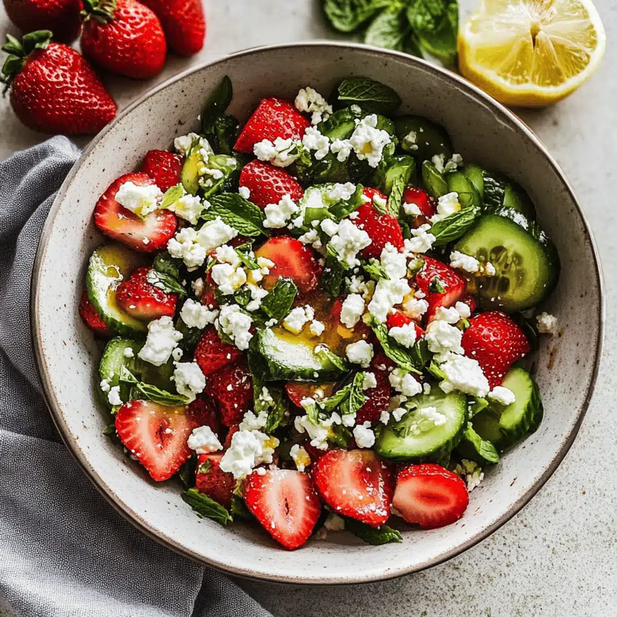 Refreshing Strawberry Cucumber Salad: A Summer Delight 4 Strawberry Cucumber Salad