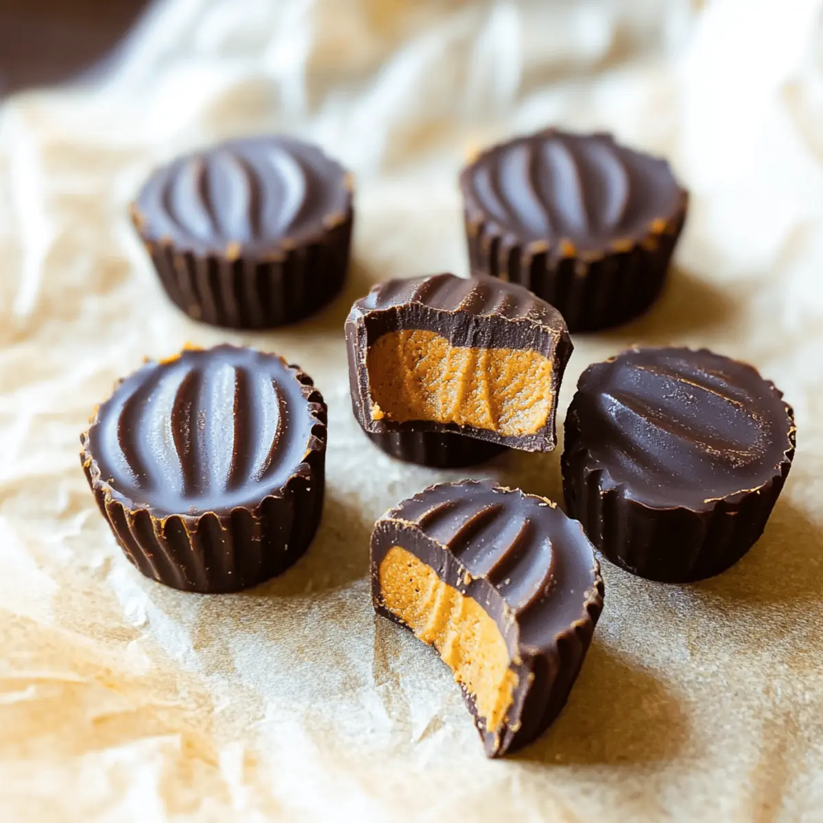 Chocolate Pumpkin Butter Cups for Guilt-Free Fall Indulgence 4 Chocolate Pumpkin Butter Cups