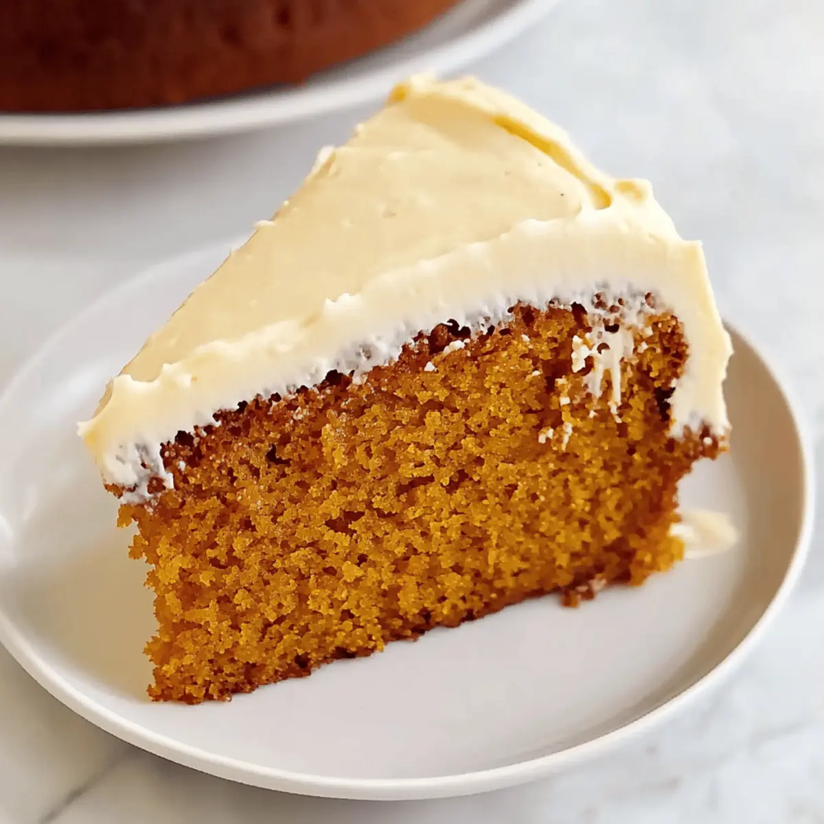 Pumpkin Cake with Honey Frosting