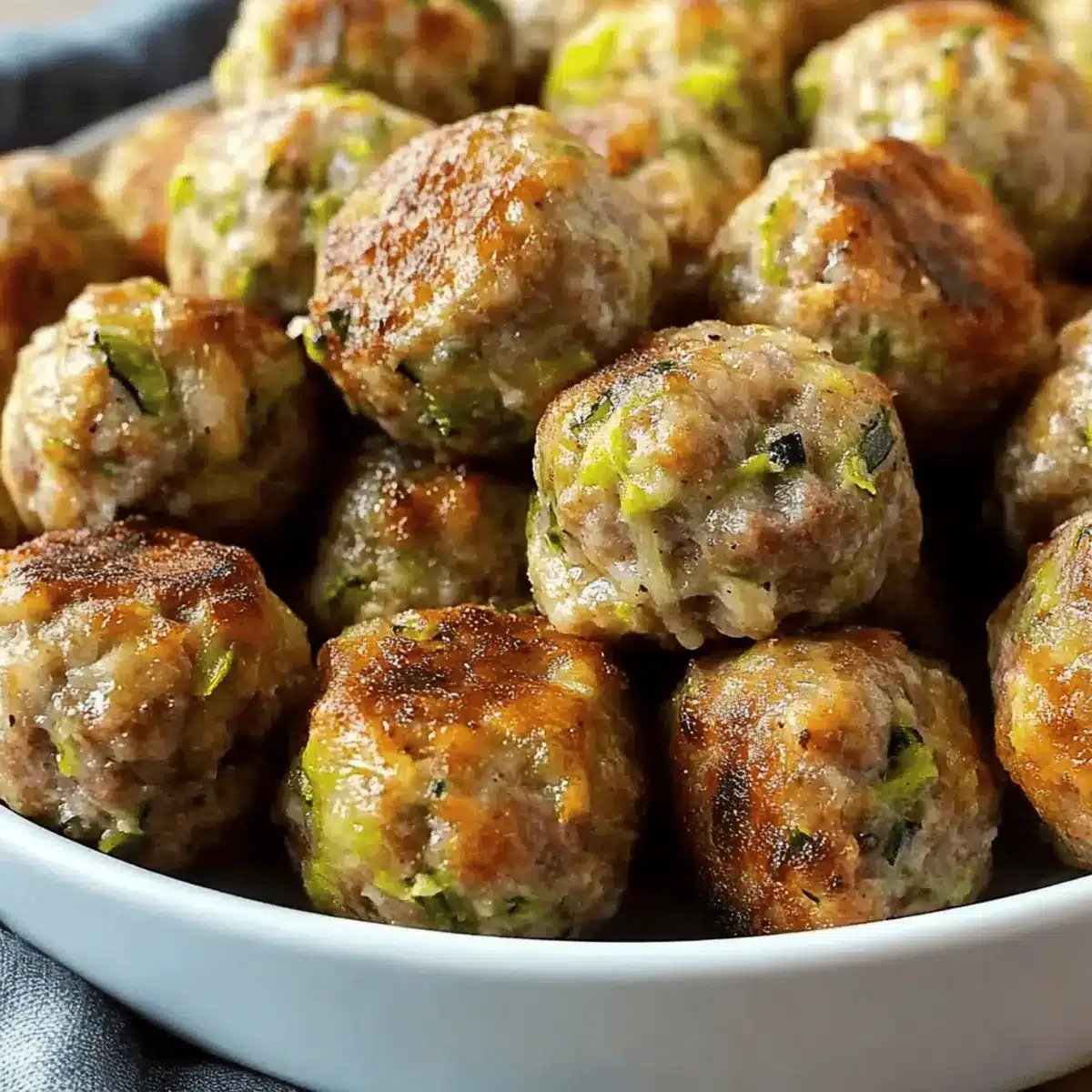 Savory Sausage Zucchini Balls: A Fun, Kid-Friendly Snack 4 Sausage Zucchini Balls