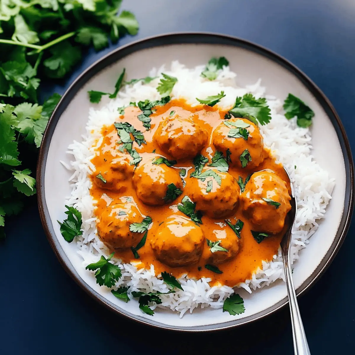Butter Chicken Meatballs