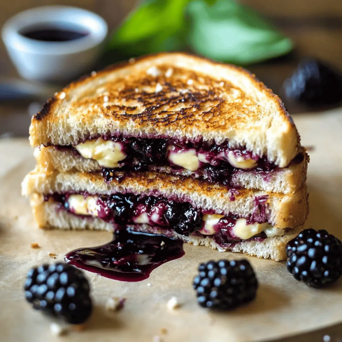 Balsamic Blackberry Bliss Grilled Cheese for Gourmet Lovers 4 Balsamic Blackberry Bliss Grilled Cheese