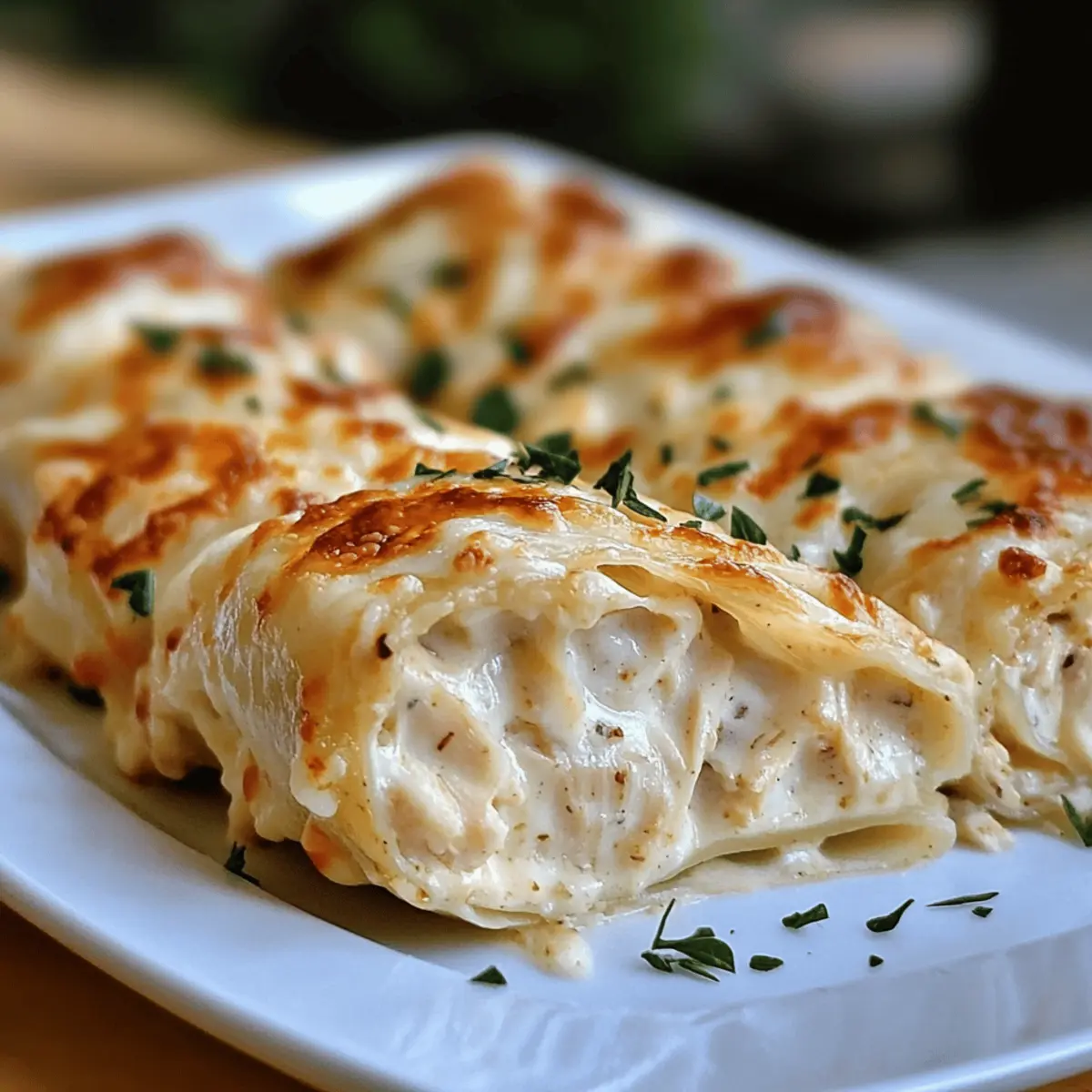 Irresistibly Creamy Chicken Alfredo Lasagna Rolls to Savor 4 Chicken Alfredo Lasagna Rolls