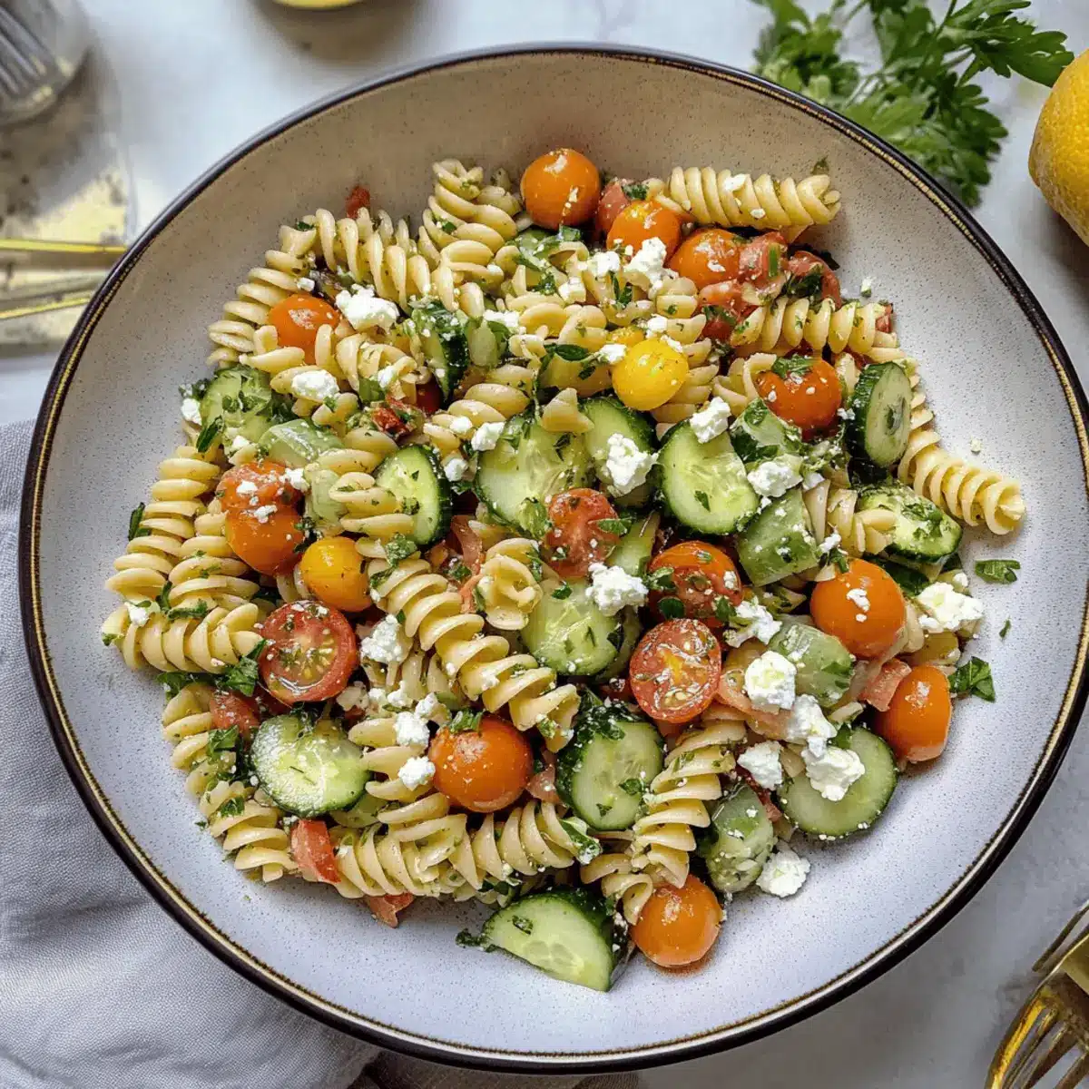 Fresh and Flavorful Greek Pasta Salad for Summer Bliss 4 Greek Pasta Salad