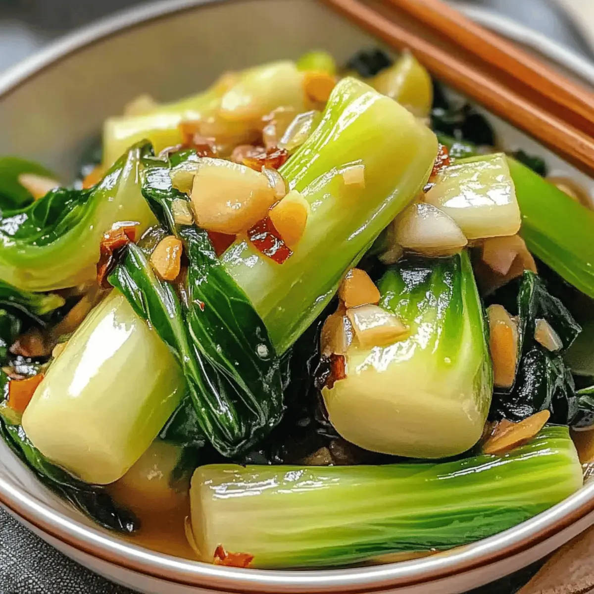 Bok Choy with Garlic and Ginger: A 5-Minute Flavor Bomb 4 Bok Choy with Garlic and Ginger