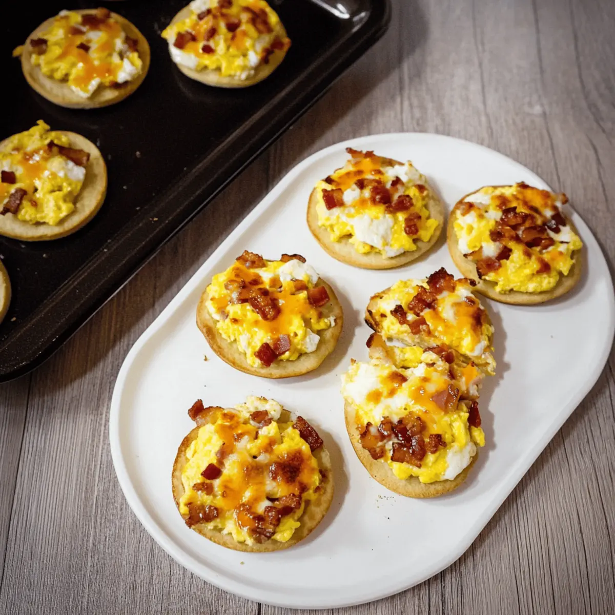Muffin Breakfast Pizzas: Quick and Customizable Morning Treats 4 Muffin Breakfast Pizzas