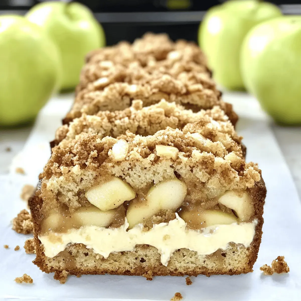 Indulge in Apple Crisp Cheesecake Bread for Cozy Fall Days 3 Apple Crisp Cheesecake Bread jjhclq