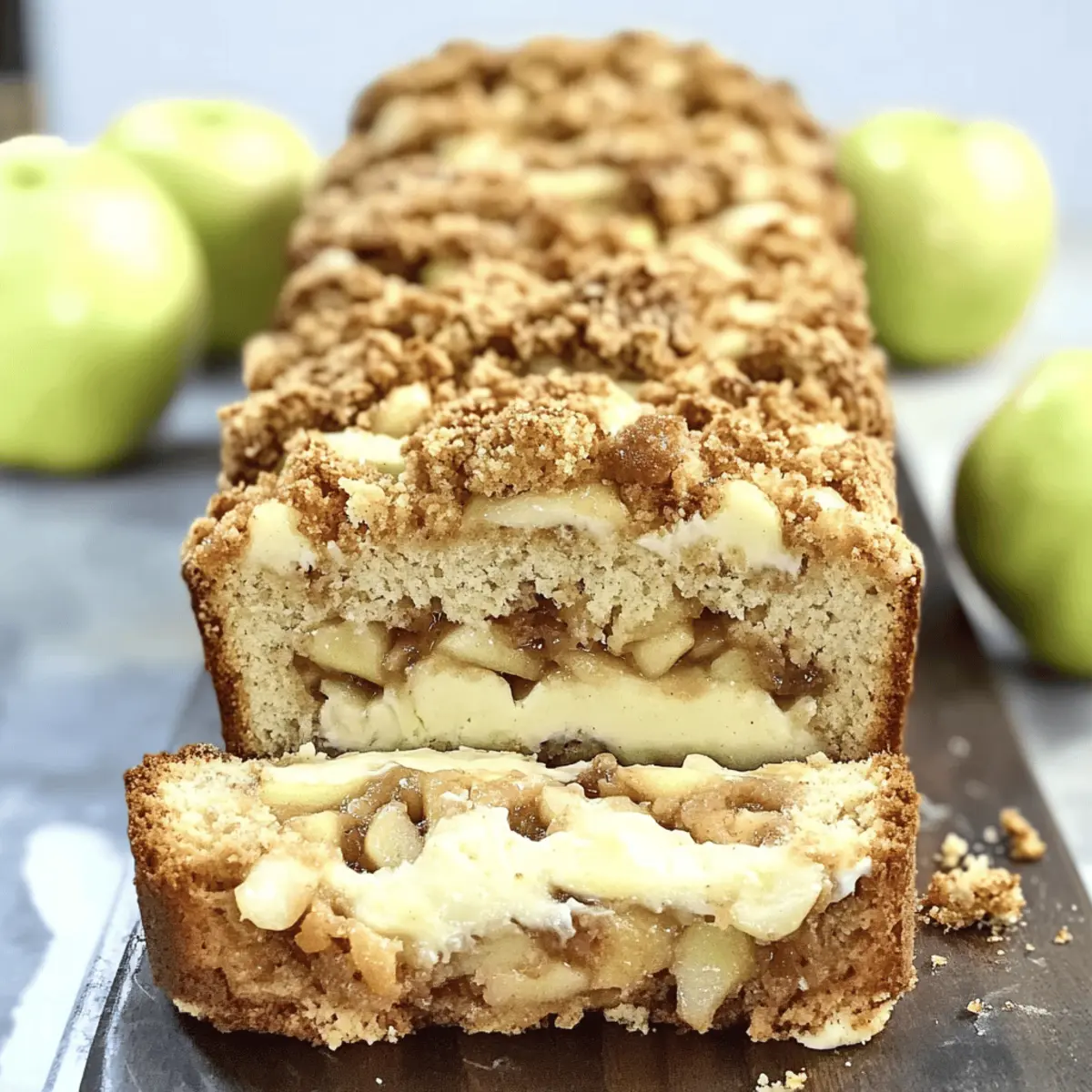 Indulge in Apple Crisp Cheesecake Bread for Cozy Fall Days 1 Apple Crisp Cheesecake Bread vkdy5a