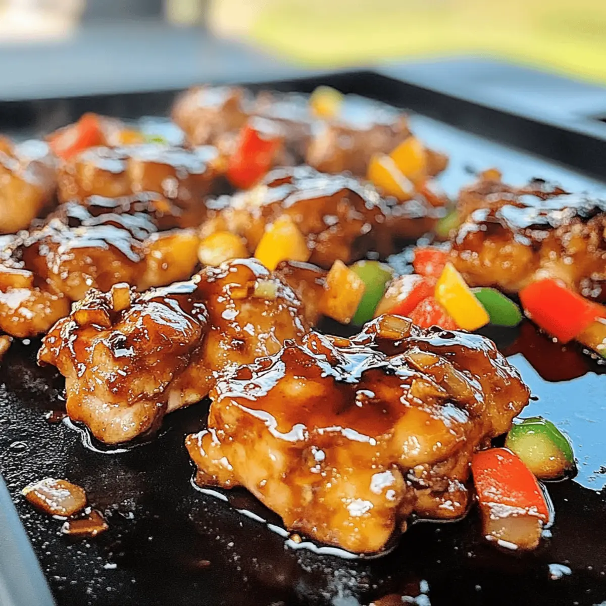 Blackstone Bourbon Chicken On The Griddle b9zh9k