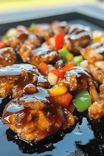 Blackstone Bourbon Chicken On The Griddle sljapl