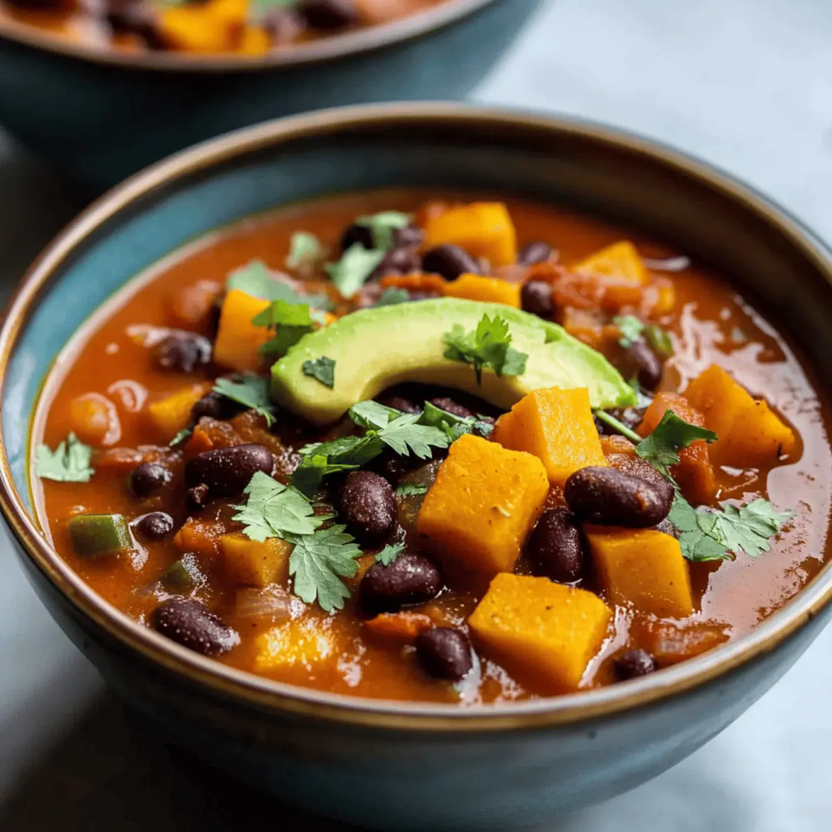 Butternut Squash Sweet Potato Chili bdfcmf