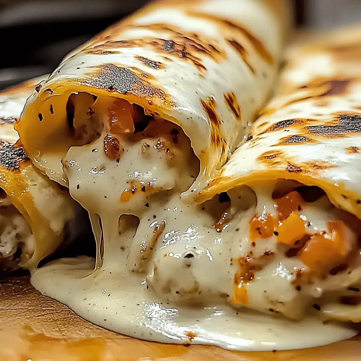 Cheesy Garlic Chicken Wraps for Nightly Cravings Made Easy 4 Cheesy Garlic Chicken Wraps