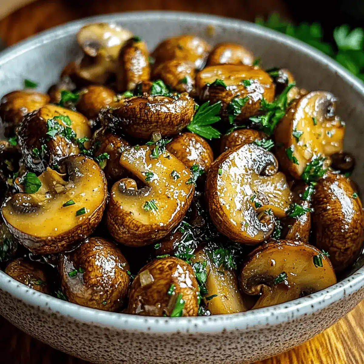 Savor Bold Cowboy Mushrooms in Garlic Butter Bliss 4 Cowboy Mushrooms