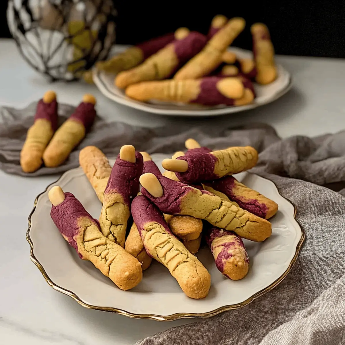 Creepy Witch Finger Cookies that Will Wow Your Halloween Guests 4 Creepy Witch Finger Cookies