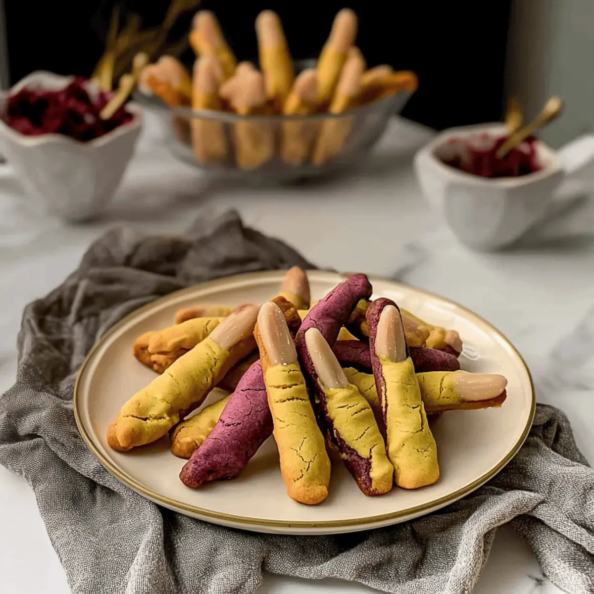 Creepy Witch Finger Cookies that Will Wow Your Halloween Guests 1 Creepy Witch Finger Cookies ktnvyu