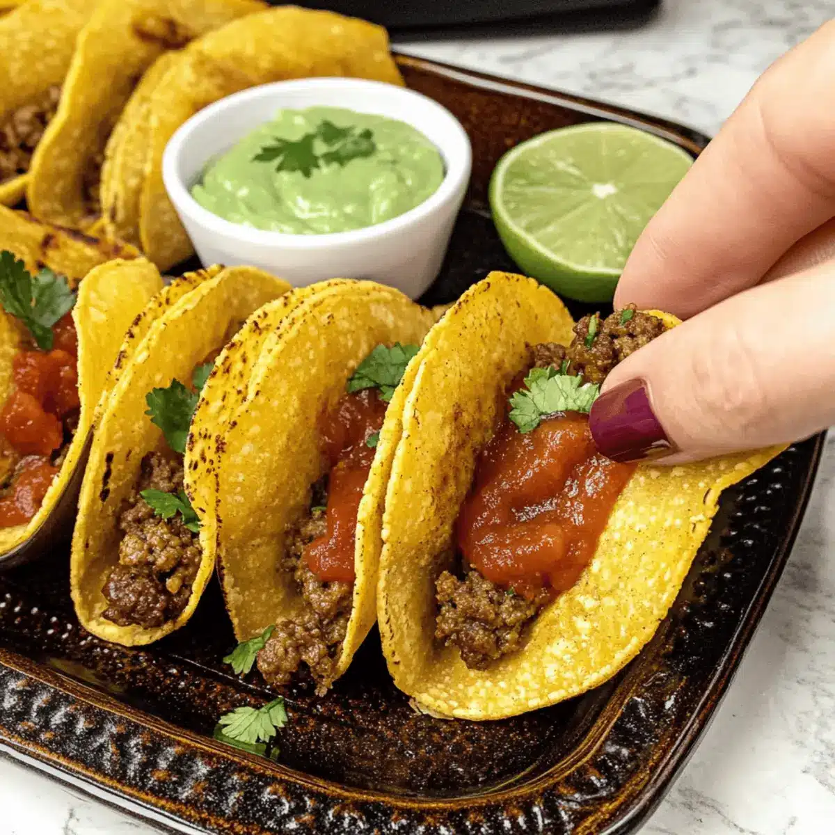Crispy Baked Beef Tacos auwiw5