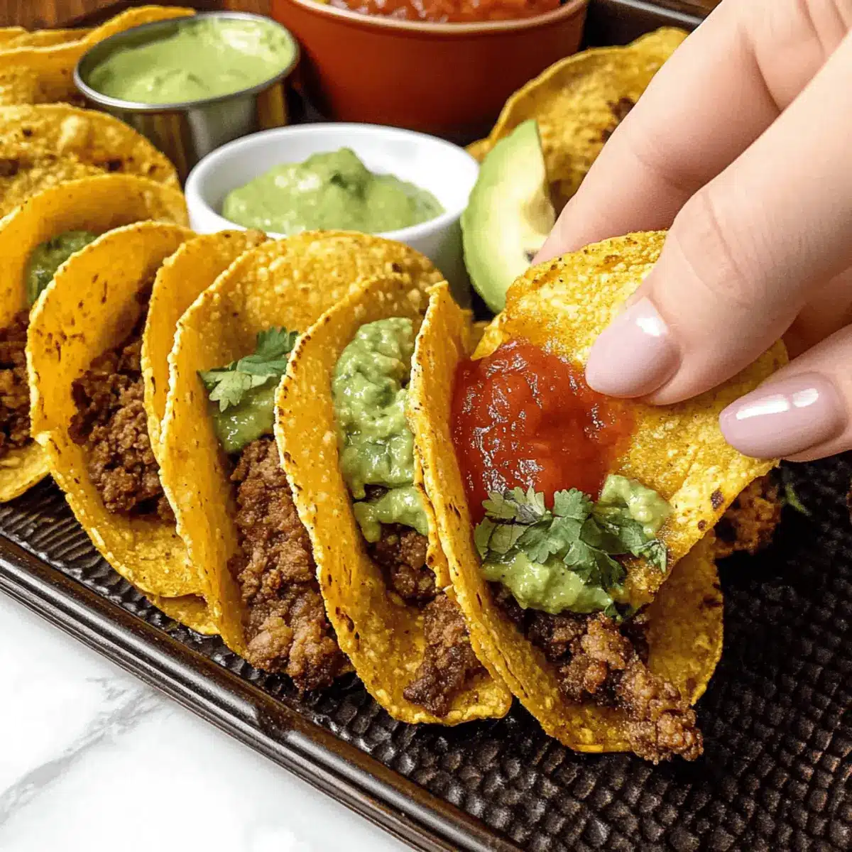 Crispy Baked Beef Tacos for a Quick & Cozy Night In 4 Crispy Baked Beef Tacos