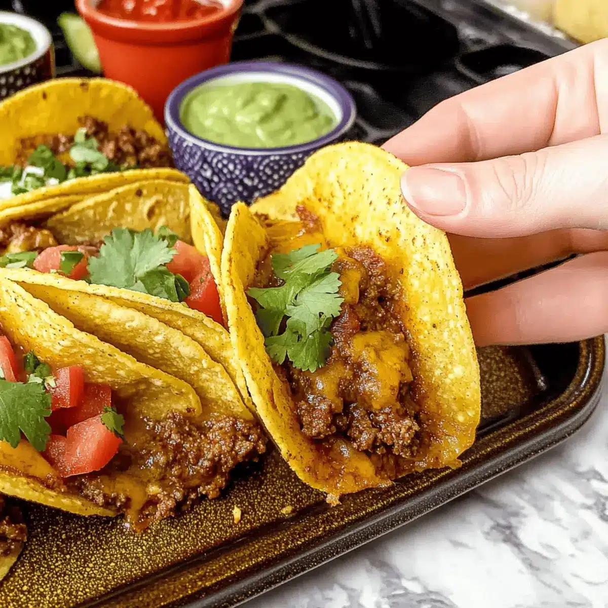 Crispy Baked Beef Tacos uptwdf