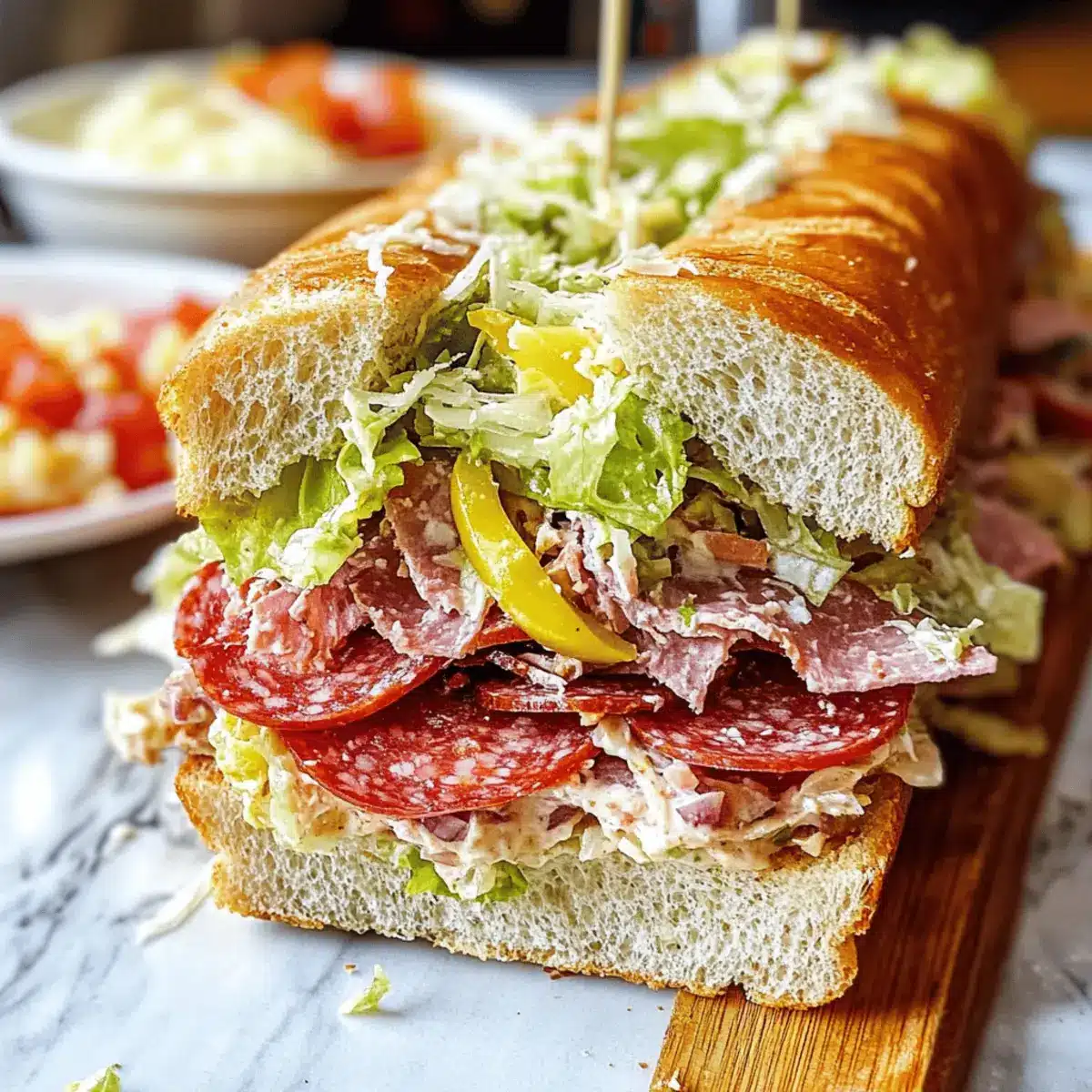 Grinder Salad Sandwich jmhnze
