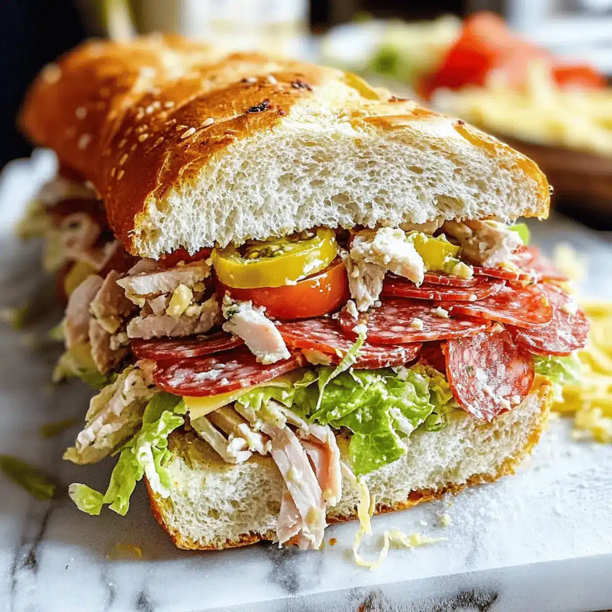 Grinder Salad Sandwich: A Flavor-Packed Delight for All! 4 Grinder Salad Sandwich