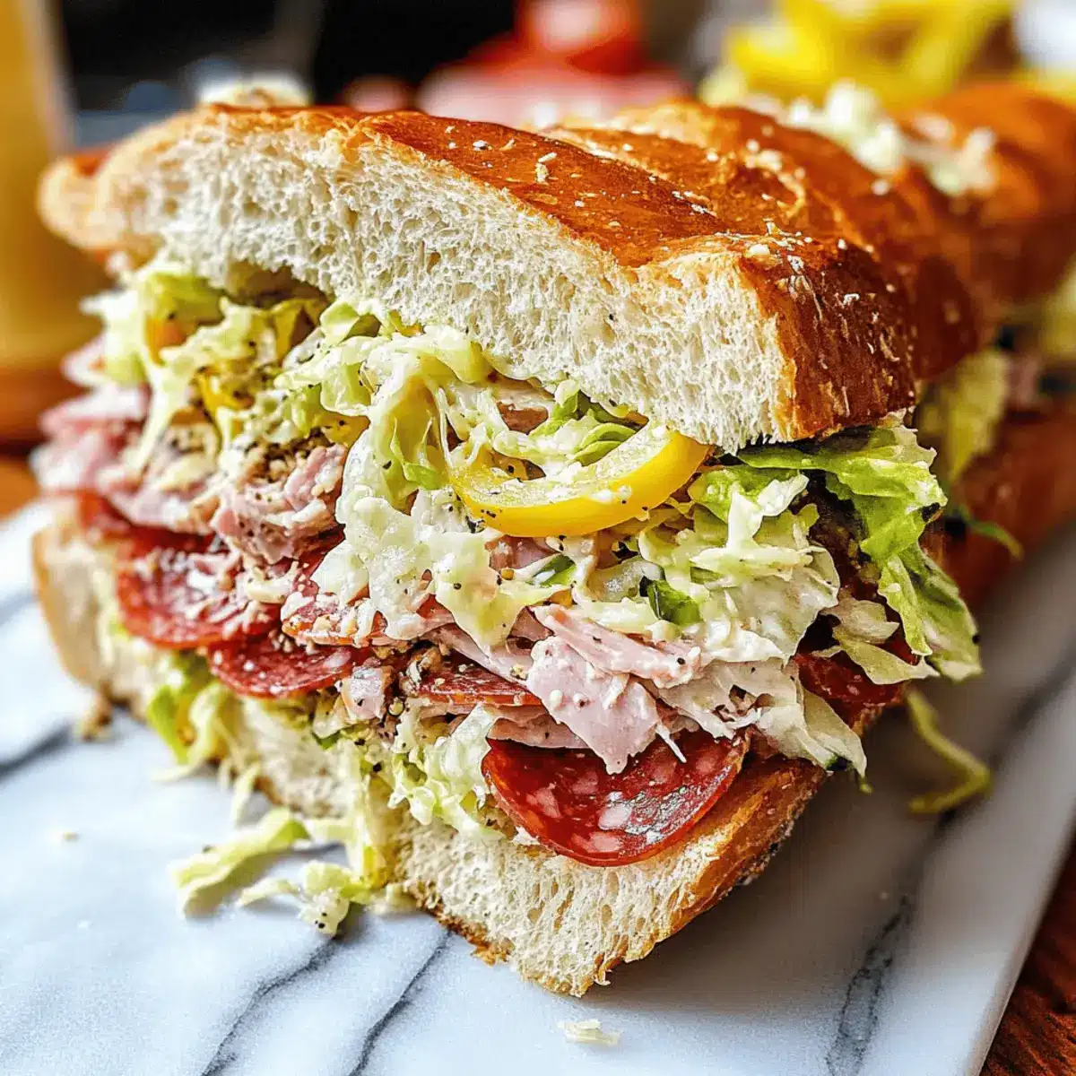 Grinder Salad Sandwich uugap1