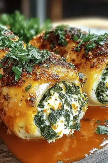 Herbed Ricotta Stuffed Chicken Rolls wqtqqf