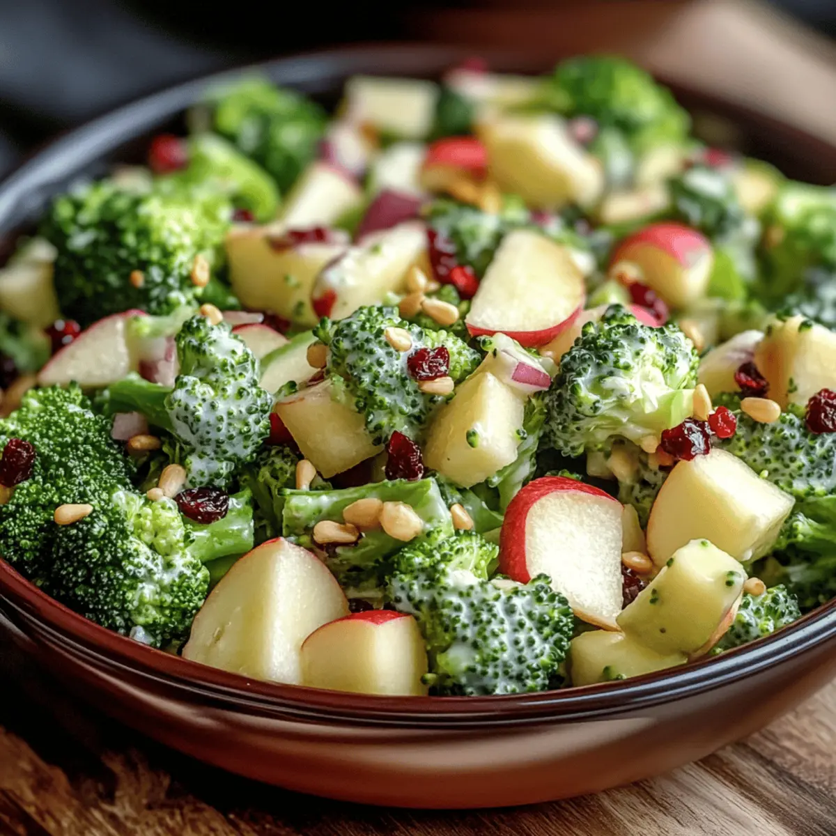 Honeycrisp Apple Broccoli Salad dvmmsp