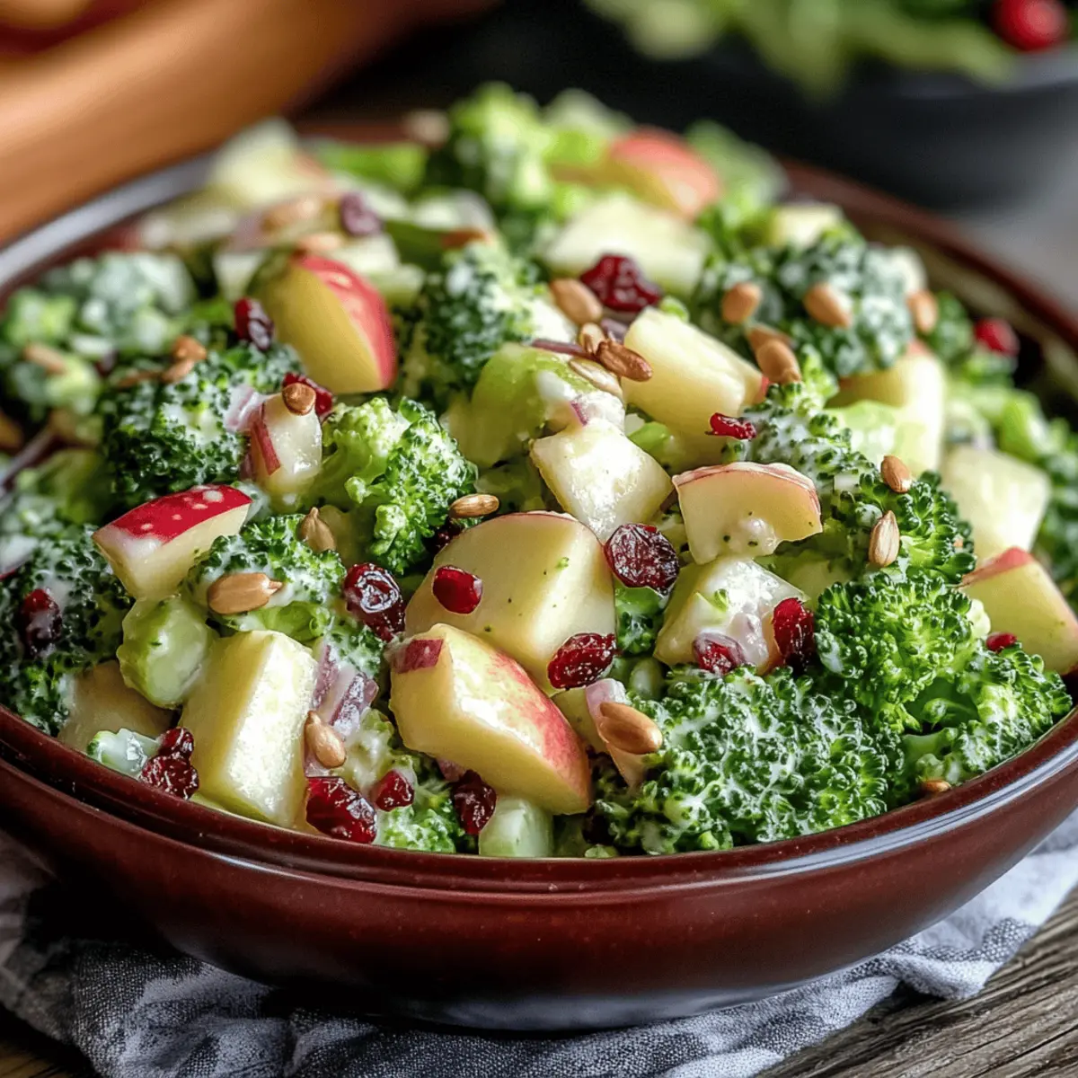 Honeycrisp Apple Broccoli Salad mstmzb