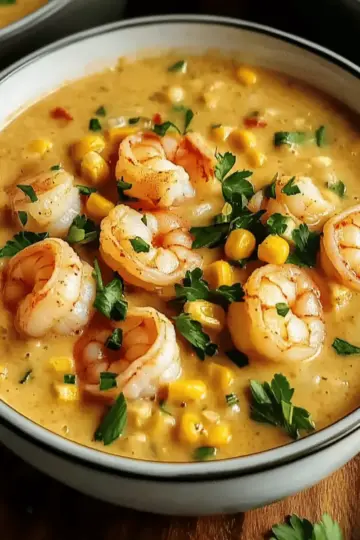 Louisiana Shrimp and Corn Bisque bdr3rd