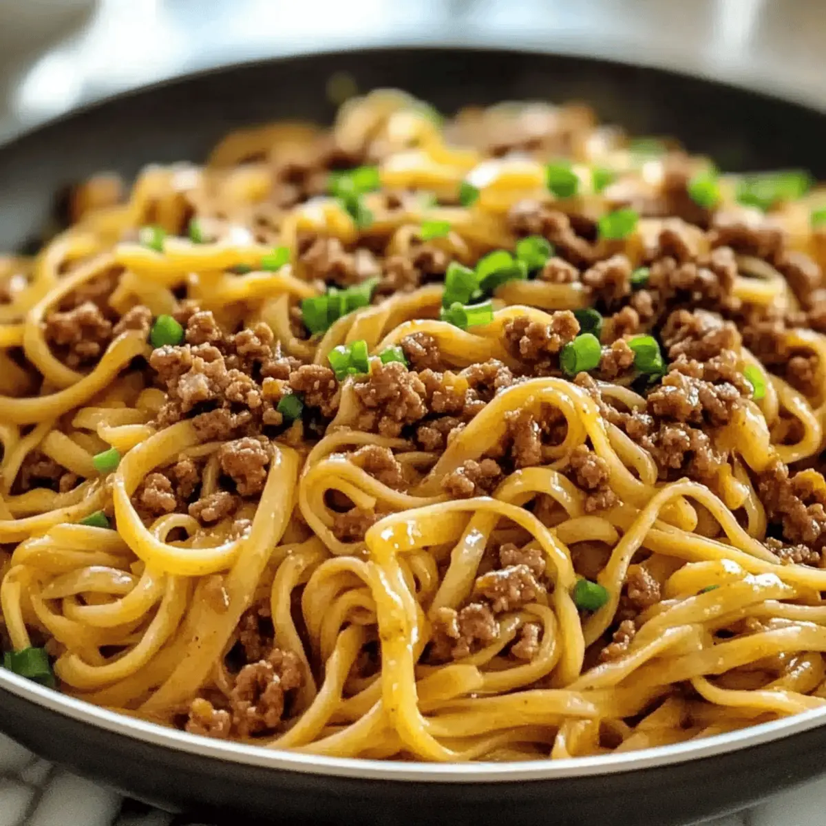 Mongolian Noodles with Ground Beef: 15-Minute Flavor Boost 4 Mongolian Noodles with Ground Beef