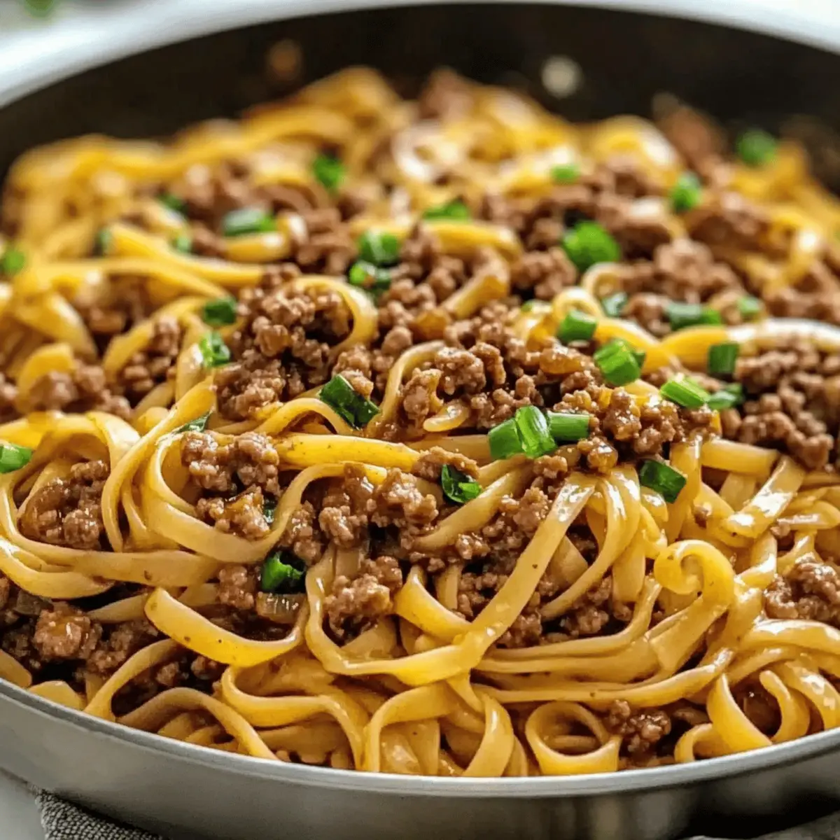 Mongolian Noodles with Ground Beef yprzgp