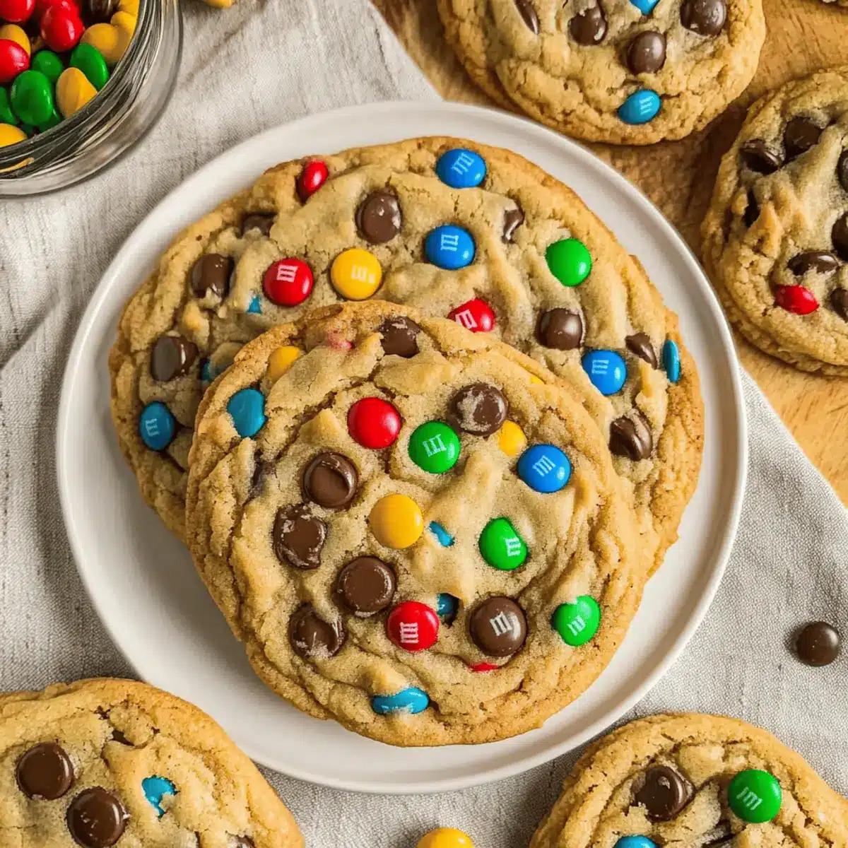 Soft and Chewy Peanut Butter M&M Cookies in 30 Minutes 2