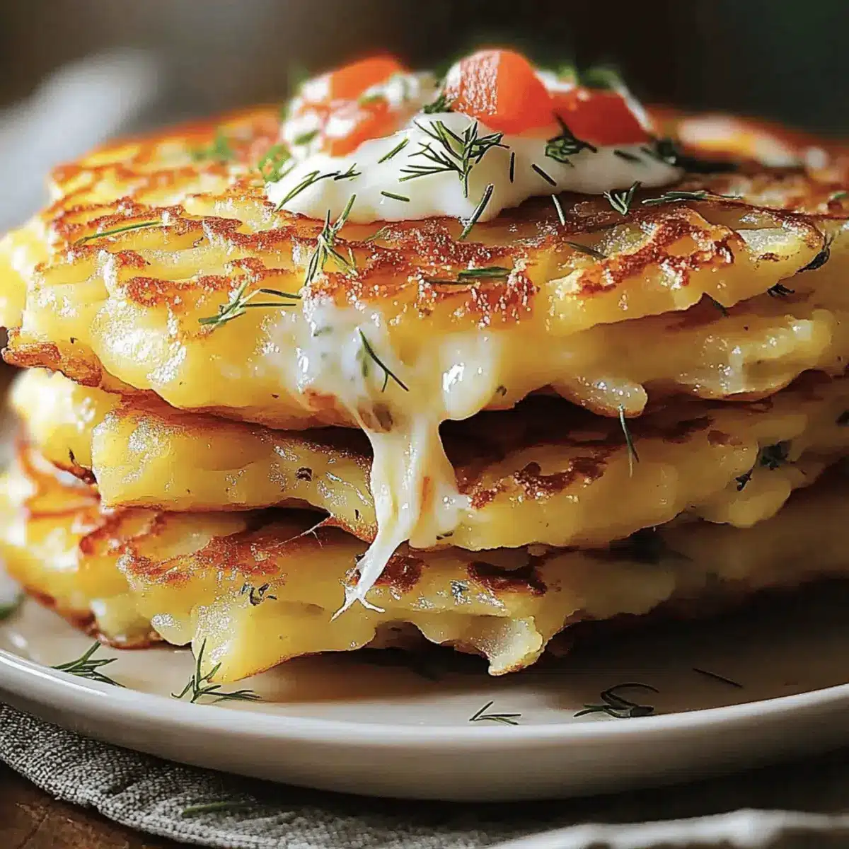 Potato and Onion Cheese Pancakes iien8c