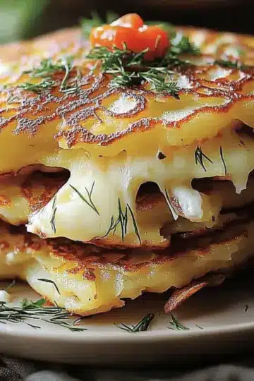 Potato and Onion Cheese Pancakes r45ula