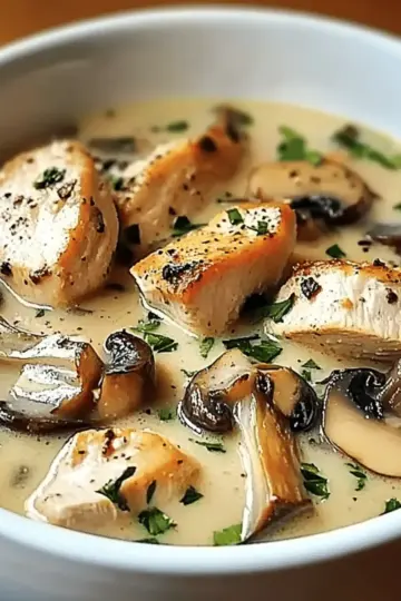 Rotisserie Chicken Mushroom Soup