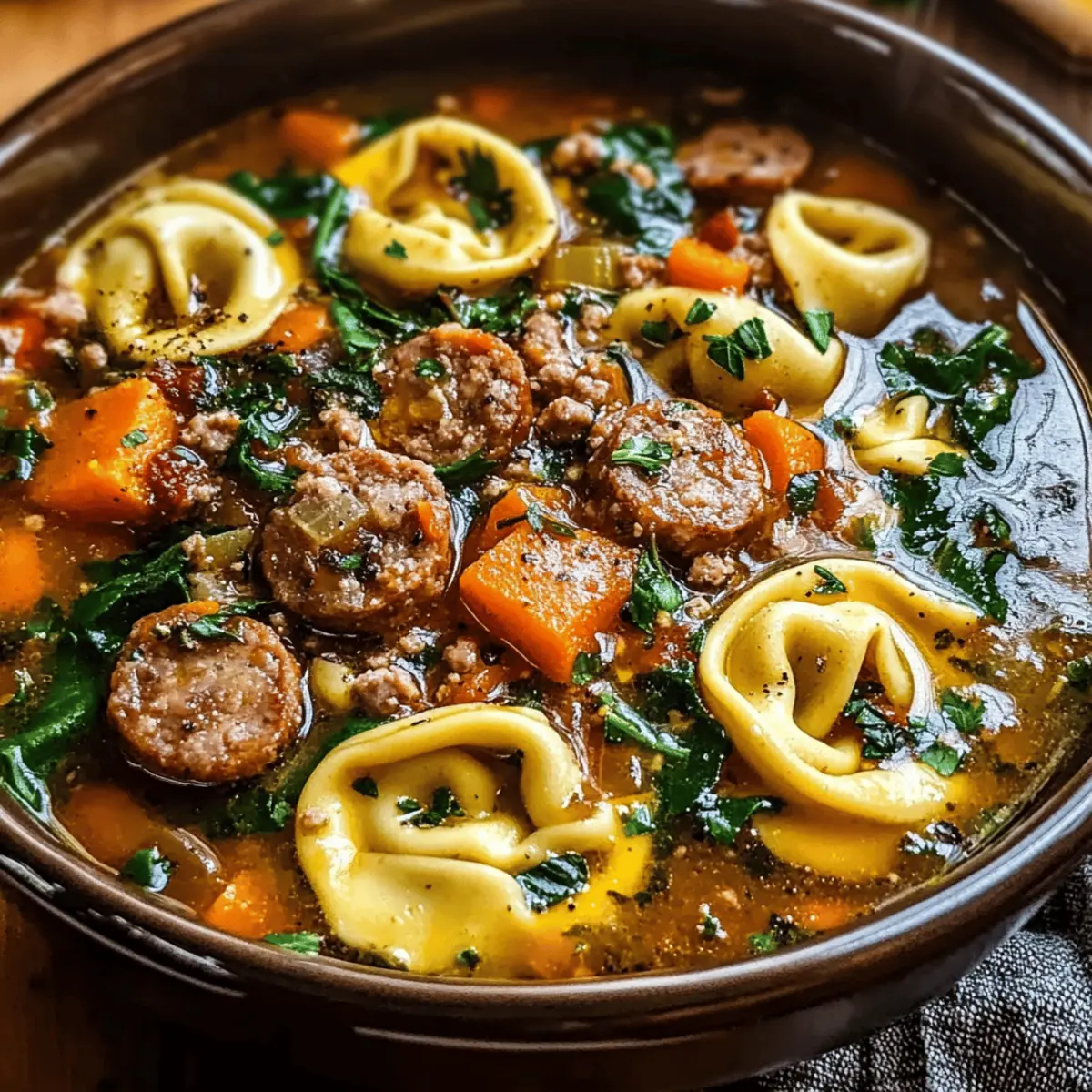 Tortellini Soup with Sausage vm7iqc