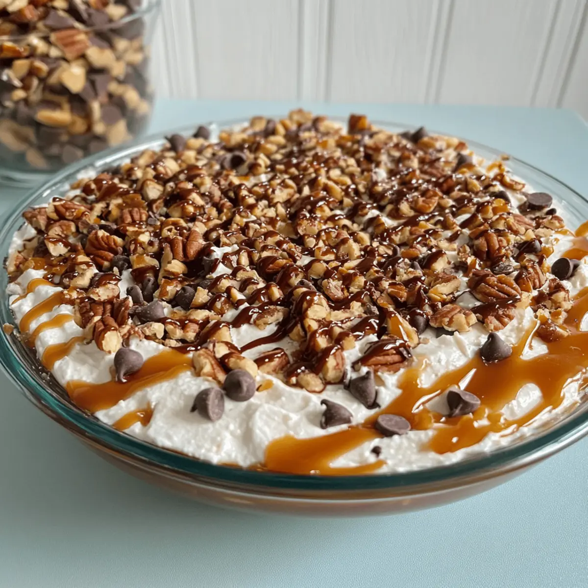 Turtle Cheesecake Dip rm2iep