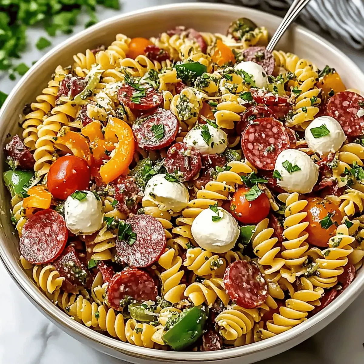 Zesty Italian Pasta Salad That's Perfect for Any Gathering 4 Italian Pasta Salad