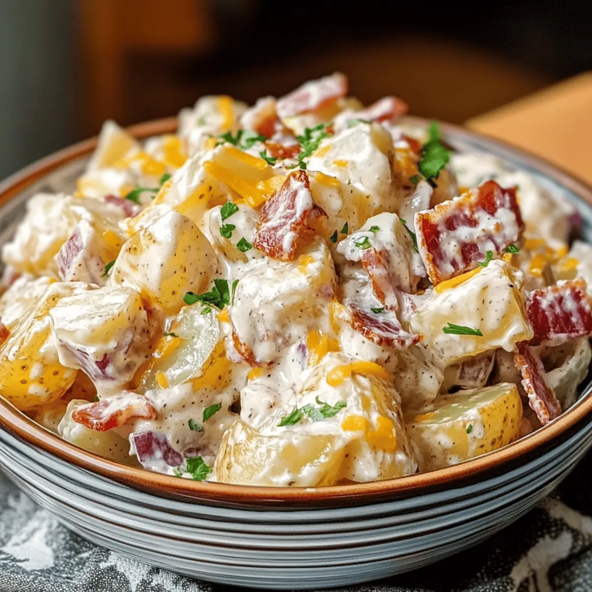 Ultimate Steakhouse Potato Salad: Creamy, Crunchy Goodness 4 Steakhouse Potato Salad