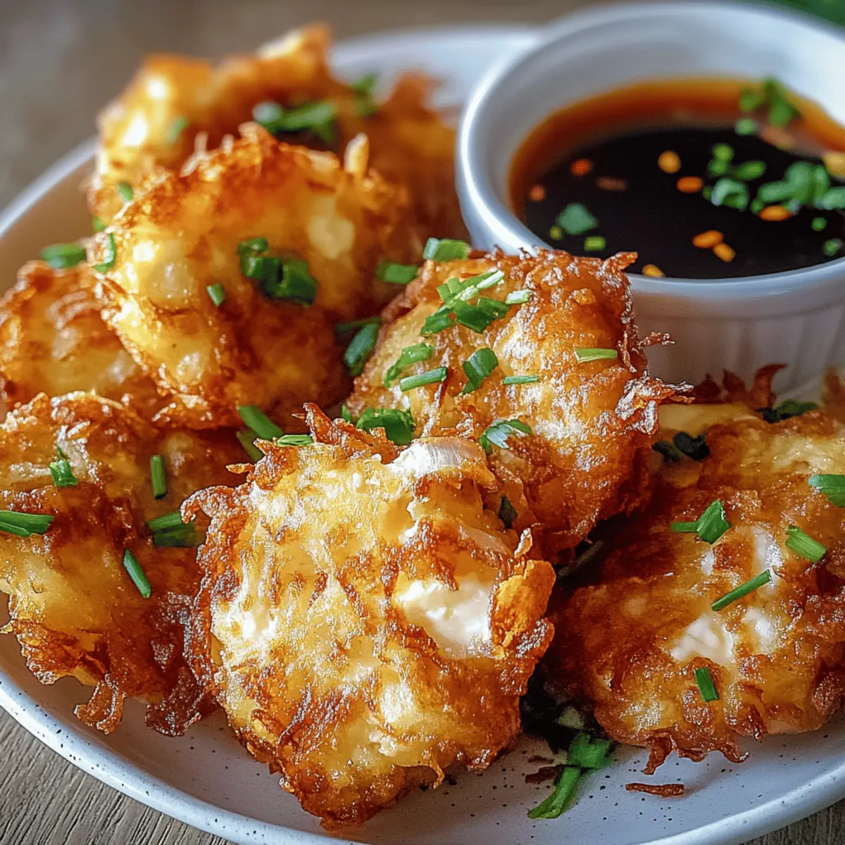 Savor These Onion and Feta Fritters with Sweet Chilli Soy Sauce 4 Onion and Feta Fritters with Sweet Chilli Soy Dipping Sauce