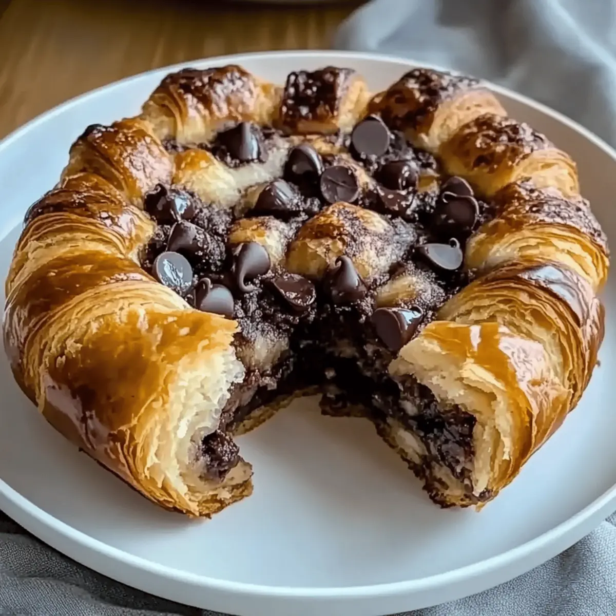 Indulgent Chocolate Croissant Breakfast Bake for Cozy Mornings 4 Chocolate Croissant Breakfast Bake