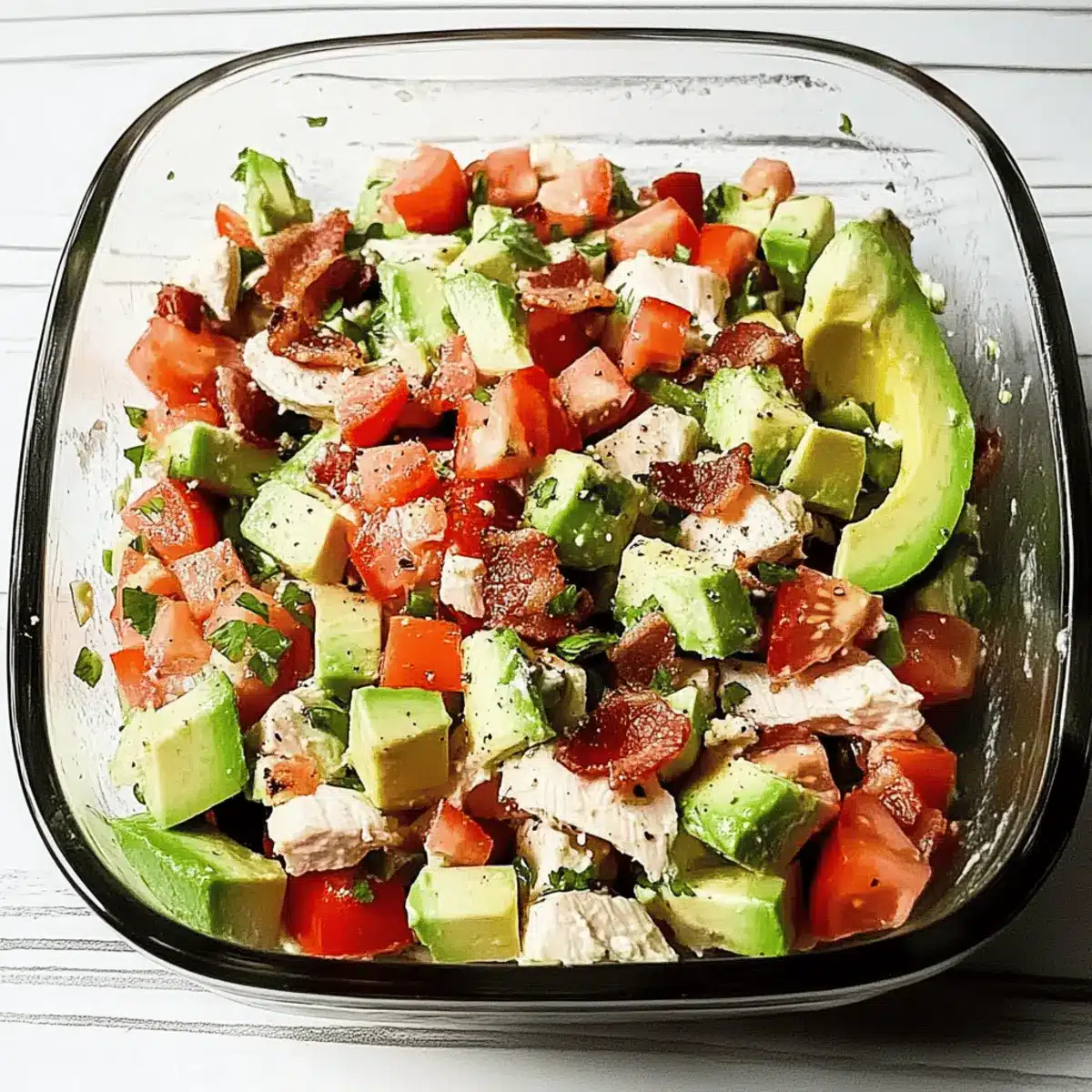Savory BLT Chicken Salad: A Fresh Take on Meal Prep 4 BLT Chicken Salad