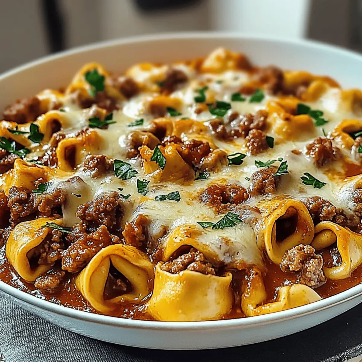 Savory Beefy Tortellini Bake That Warms the Soul 4 Beefy Tortellini Bake