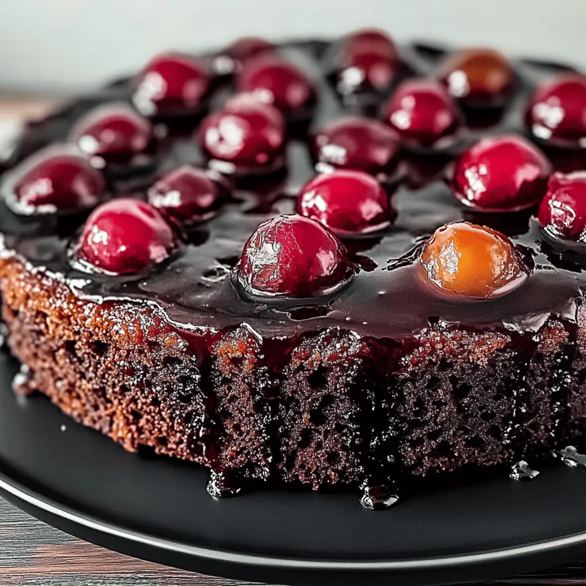 Decadent Chocolate Cherry Upside Down Cake for Sweet Moments 4 Chocolate Cherry Upside Down Cake