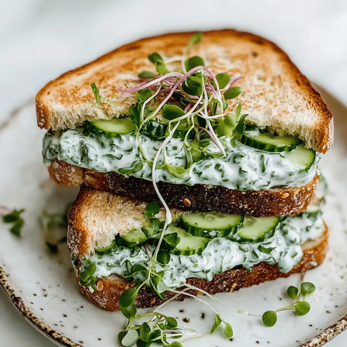 Cucumber Salad Sandwiches: Refreshing and Easy Lunch Delight 4 Cucumber Salad Sandwiches